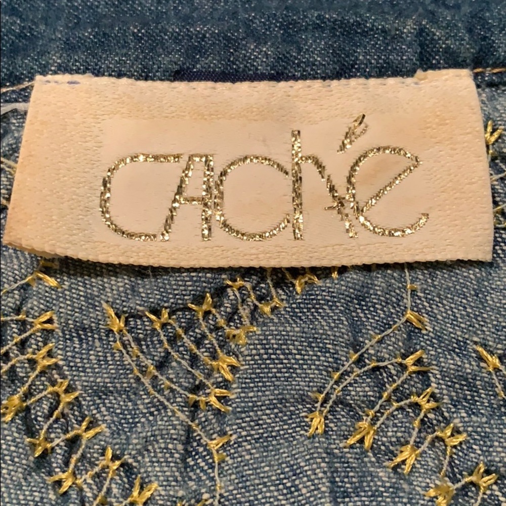 Cache cropped denim jacket - Picture 5 of 6